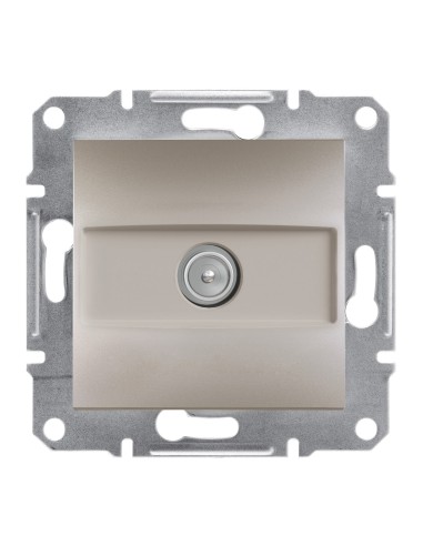 Asfora Gniazdo TV przelotowe (8dB), brązowe EPH3200369 Schneider