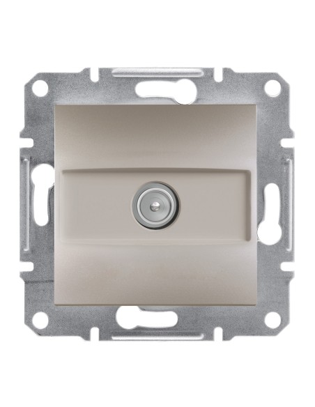 Asfora Gniazdo TV przelotowe (4dB) bez ramki, brązowe EPH3200269 Schneider