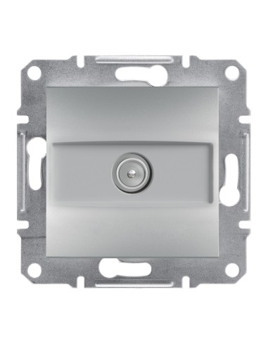 Asfora Gniazdo TV przelotowe (4dB) bez ramki, aluminium EPH3200261 Schneider