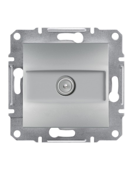 Asfora Gniazdo TV przelotowe (4dB) bez ramki, aluminium EPH3200261 Schneider