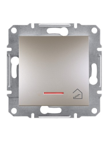 Asfora Przycisk "schody" z podś. bez ramki, brązowy EPH1900169 Schneider