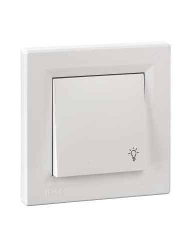 Asfora Przycisk "światło" IP44, biały EPH0900221 Schneider