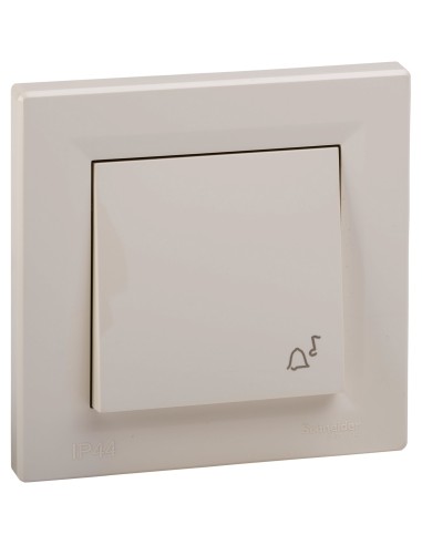 Asfora Przycisk dzwonek IP44, kremo EPH0800223 Schneider