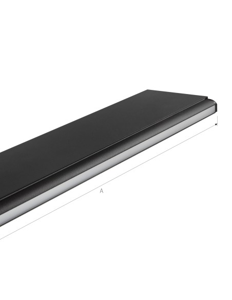 ALLDAY ASYMMETRIC 830 55W 230V 114cm 75st Black CASAMBI