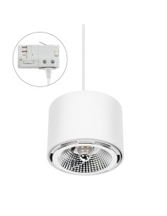 CHLOE AR111 NATYNKOWA GU10 250V IP20 120x85mm BIAŁY okrągła  nieruchoma TRACK 2