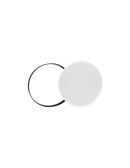 NYMPHEA BLACK & WHITE RINGS 24W WW 230V 115st IP54 IK04 FI320x52 BIAŁY/CZARNY OKRĄGŁA