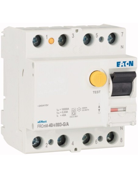Wyłącznik różnicowoprądowy 4P 40A 0,03A Typ G/A 10kA FRCMM-40/4/003-G/A 170295