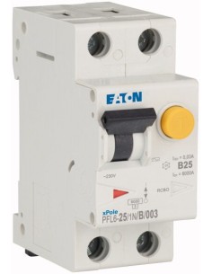 Wyłącznik różnicowo-nadprądowy 2P 25A B 0,03A Typ AC 6kA PFL6-25/1N/B/003 286433 2