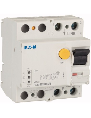 Cyfrowy wyłącznik różnicowoprądowy 2P 40A 0,03A Typ G/B 10kA FRCdM-40/2/003-G/B 300639