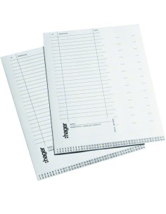 volta Karty opisowe do naklejenia na drzwi rozdzielnicy zestaw 10 szt. VZ717 Hager 2