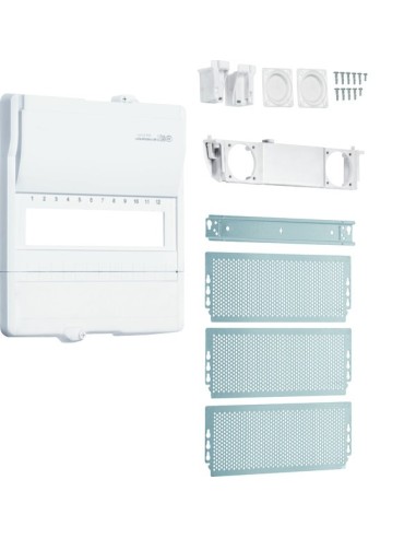 volta.hybrid Zestaw dla wielkości 601, 12M, 3x płyta montażowa, bez gniazda VZ01NWH Hager