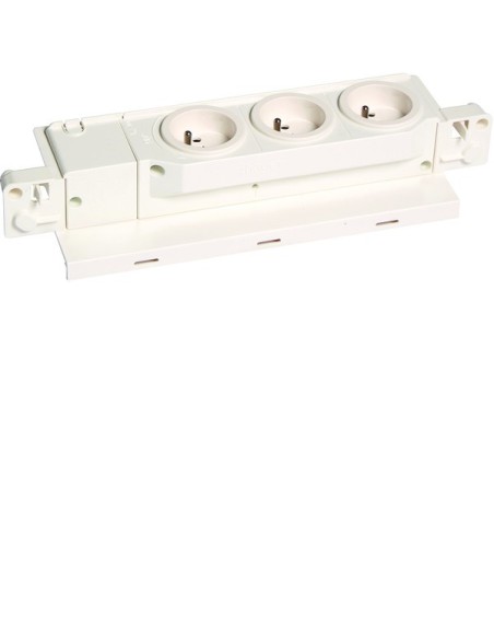 Przepust kablowy 3-krotne gniazdo zasilające 230V do VHxxx VZ00HWF Hager