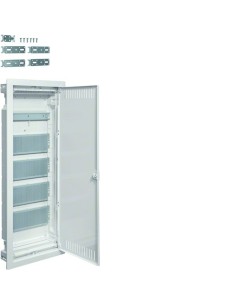 volta Rozdzielnica VDI podtynkowa 5R 4x płyta montażowa, 1x szyna TH VU60NWB Hager 2