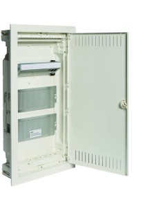 volta Rozdzielnica VDI do ścian szkieletowych (GK) 3R PatchPanel, 3xgniazdo 230V VH36NWP Hager 2