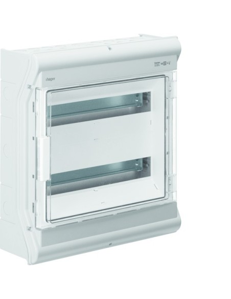 vector outdoor Rozdzielnica n/t IP65 odporna na UV przetłoczenia 2R/36M (2x18) VE218PN Hager