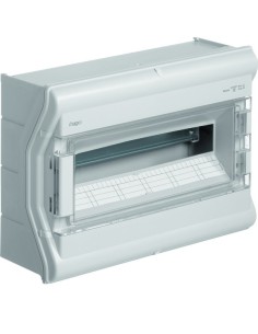 vector outdoor Rozdzielnica n/t IP65 odporna na UV bez przetłoczeń 1R/18M (1x18) VE118SN Hager 2