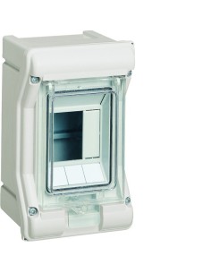 vector outdoor Rozdzielnica n/t IP65 odporna na UV bez przetłoczeń 1R/3M (1x3) VE103SN Hager 2