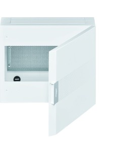 vega Rozdzielnica natynkowa teletechniczna 1R IP40, drzwi białe VB118MP Hager 2