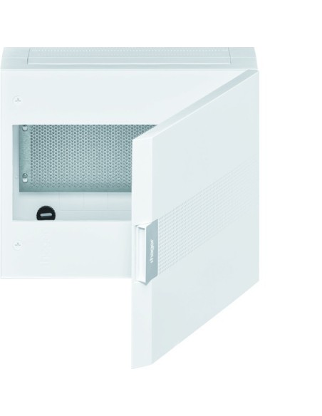 vega Rozdzielnica natynkowa teletechniczna 1R IP40, drzwi białe VB118MP Hager