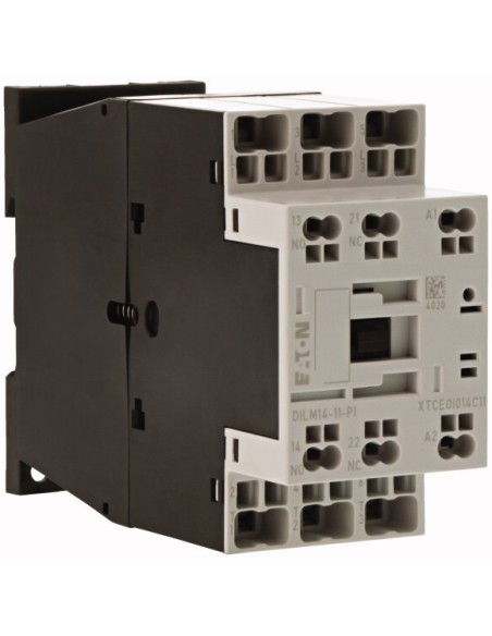 Stycznik mocy, 3-biegunowe, 380 V 400 V 6.8 kW, 1 zestyk zwierny, 1 zr, 220 V 50/60 Hz, Praca AC, Zaciski sprężynowe Push-In