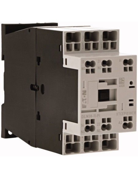 Stycznik mocy, 3-biegunowe, 380 V 400 V 18.5 kW, 1 zestyk zwierny, 1 zr, 230 V 50/60 Hz, Praca AC, Zaciski sprężynowe Push-In