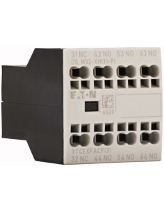 Moduł wyłącznika pomocniczego, 4-biegunowe, I 16 A, 3 zestyk zwierny, 1 zr, Mocowanie do płyty czołowej, Zaciski sprężynowe Pus 2