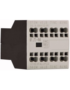 Moduł wyłącznika pomocniczego, 4-biegunowe, I 16 A, 1 zestyk zwierny, 1 zestyk zwiernyF, 1 zr, 1 zrS, Mocowanie do płyty czołow 2