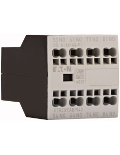 Moduł wyłącznika pomocniczego, 4-biegunowe, I 16 A, 4 zestyk zwierny, Mocowanie do płyty czołowej, Zaciski sprężynowe Push-In, 2