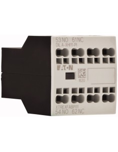 Moduł wyłącznika pomocniczego, 2-biegunowe, I 16 A, 1 zestyk zwierny, 1 zr, Mocowanie do płyty czołowej, Zaciski sprężynowe Pus 2