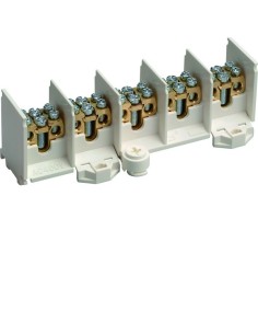 Zaciski rozgałęźne 5-polowe 25/2x16mm2 K46N Hager 2