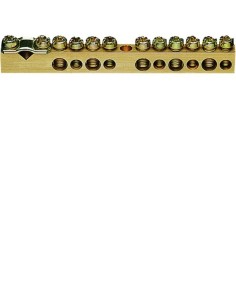 Listwa przyłączeniowa bez wspornika 1x25 + 5x16 + 5x10 mm2 K151 Hager 2