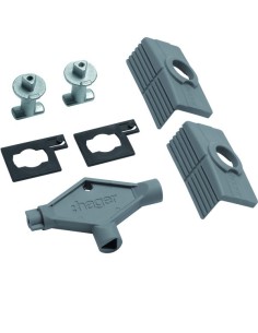 orion+ Zamek metal wkładka trójkątna z kluczem 8mm FL93Z Hager 2