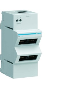 QuickConnect Patch Panel Telefon 1x4RJ45 TN131 Hager 2