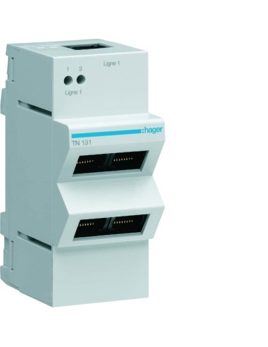 QuickConnect Patch Panel Telefon 1x4RJ45 TN131 Hager