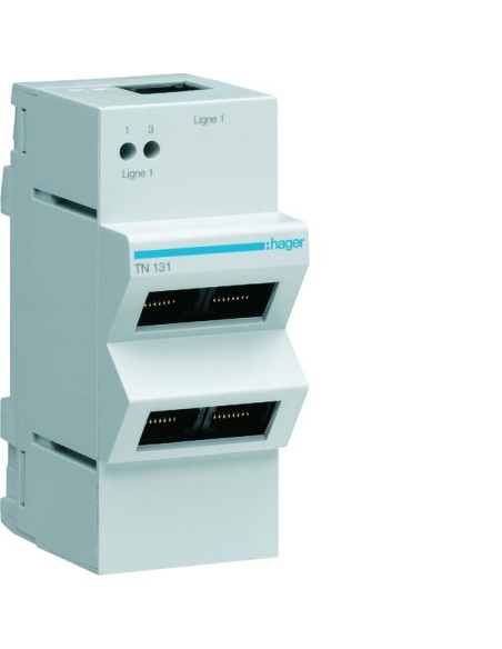 QuickConnect Patch Panel Telefon 1x4RJ45 TN131 Hager