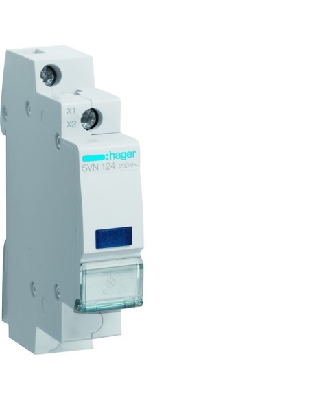 Lampka sygnalizacyjna LED niebieska 230VAC SVN124 Hager