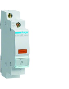 Lampka sygnalizacyjna LED pomarańczowa 230VAC SVN123 Hager 2