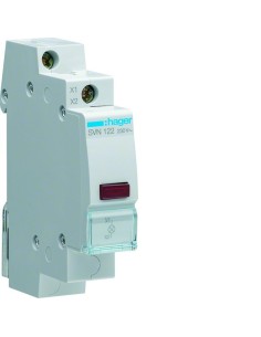 Lampka sygnalizacyjna LED czerwona 230VAC SVN122 Hager 2