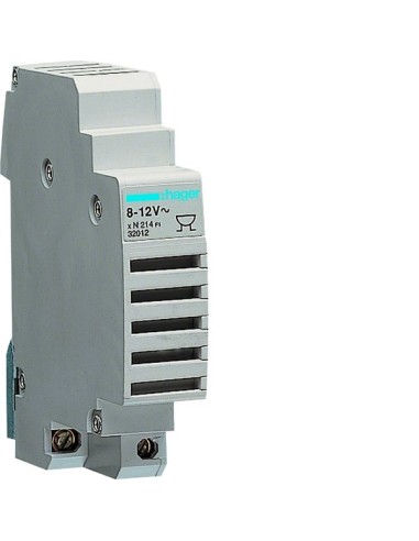 Brzęczyk modułowy 8-12VAC 0,33A 78dBA SU214 Hager