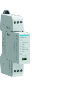SPD Ogranicznik przepięć T3 2P sieć TN-S In3kA Up?1,25kV SPN203N Hager 2