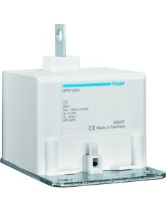 SPD T1 kombinowany, 1P N-PE, Iimp100 kA, Up ? 2,5 kV SPN190N Hager 2