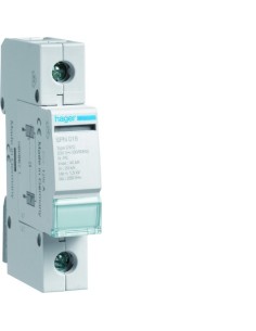 SPD Ogranicznik przepięć T2 1P N-PE sieć TT In20kA Up?1,5kV SPN118 Hager 2