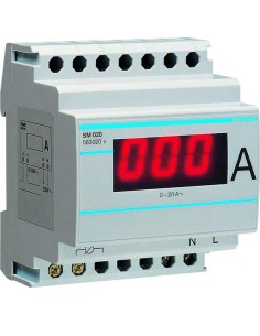 Amperomierz cyfrowy bezpośredni 0-20A SM020 Hager 2