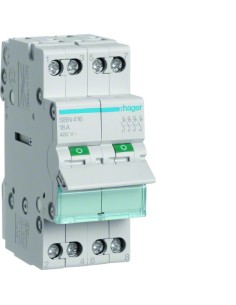 Modułowy rozłącznik izolacyjny 4P 16A 400VAC SBN416 Hager 2