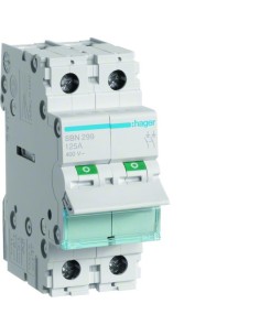 Modułowy rozłącznik izolacyjny 2P 125A 400VAC SBN299 Hager 2