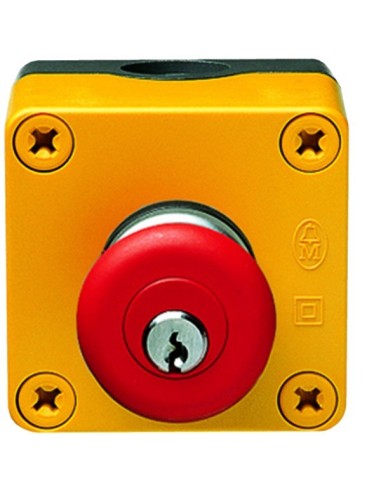 Przycisk bezpieczeństwa IP67 z kluczem MZ531N Hager