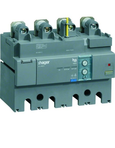 Blok różnicowo-prądowy 4P 630A, regulowany HBD631H Hager