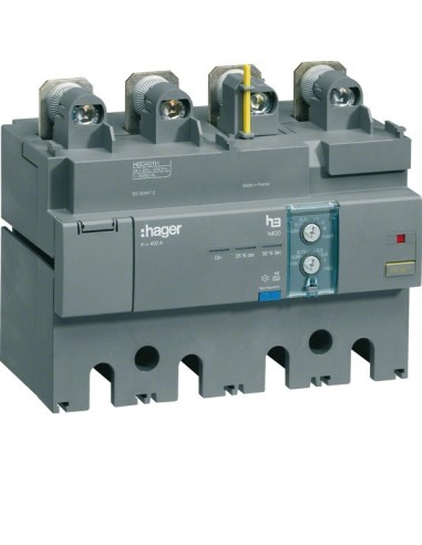 Blok różnicowo-prądowy 4P 400A, regulowany HBD401H Hager