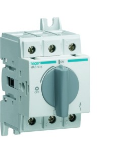 Modułowy rozłącznik izolacyjny obrotowy 3P 32A, rozmiar 1 HAB303 Hager 2