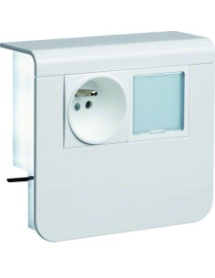 tehalit.SL Nośnik urządzeń 20x55 2P+E / LED biały SL20055925F9010 Hager 2